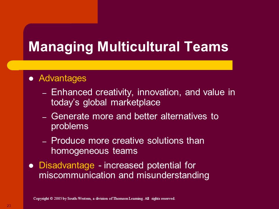 Teamwork & Communication Challenges Within Multicultural Teams